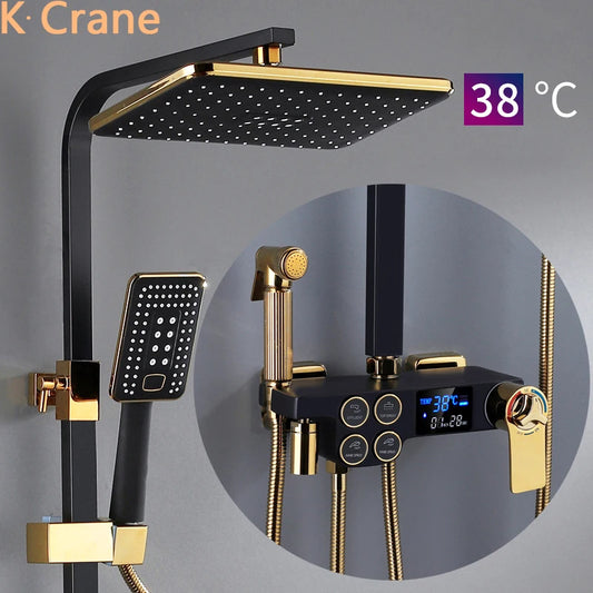 Juego de Ducha K·Crane - Sistema de Ducha Cuadrado