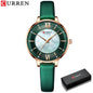Curren Elegance Blue™ — Reloj de Mujer con Correa de Cuero