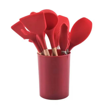 Juego de Utensilios de Cocina de Silicona – Prácticos y Duraderos para Tu Cocina