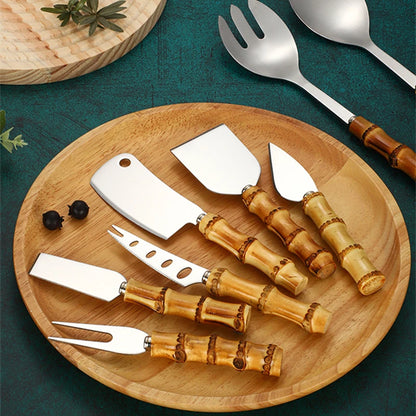 Juego de Utensilios de Cocina de Bambú KUBAC – Ecológicos y Funcionales para Tu Cocina