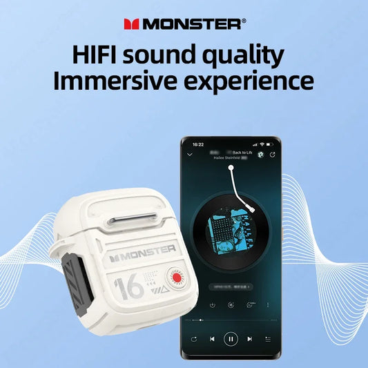 Monster XKT16 – Sonido potente, tecnología avanzada y comodidad inalámbrica