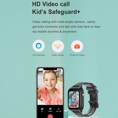 KidyWatch 4G – Smartwatch Infantil con GPS, Llamadas y Rastreador de Pasos