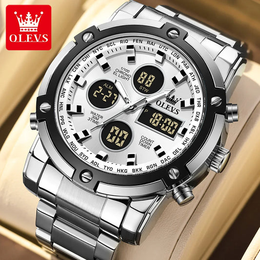Reloj Deportivo Digital OLEVS 1106 – Potencia y Estilo en tu Muñeca