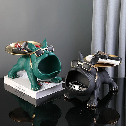 Adorno para Perro - Decoración de Resina con Función de Almacenaje