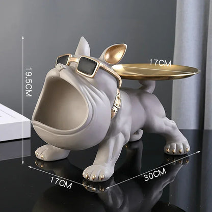 Adorno para Perro - Decoración de Resina con Función de Almacenaje