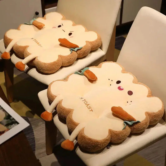 Cojín de Pétalos de Peluche Tostado – Comodidad y Estilo para Tu Descanso