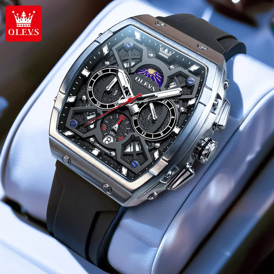Reloj de Pulsera OLEVS para Hombre - Resistente y Funcional