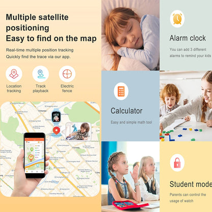 KidyWatch 4G – Smartwatch Infantil con GPS, Llamadas y Rastreador de Pasos