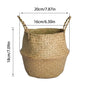 Cesta de Flores de Fibra Vegetal – Decoración Natural para tu Espacio