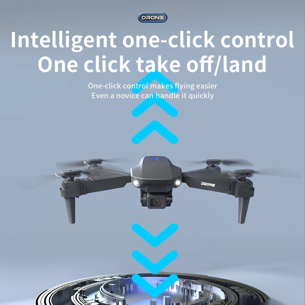 Dron KBDFA 4K con Cámara Dual – Plegable, WiFi FPV, Altitud Estable, Vuelo Inteligente