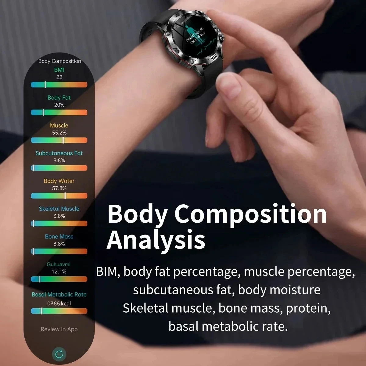 Smartwatch 2025 Premium – Salud avanzada con ECG + PPG + AMOLED