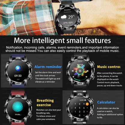 Smartwatch 2025 Premium – Salud avanzada con ECG + PPG + AMOLED