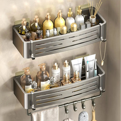 Estante de baño de aleación de aluminio