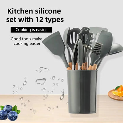 Juego de Utensilios de Cocina de Silicona – Prácticos y Duraderos para Tu Cocina