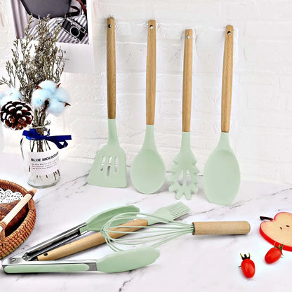 Juego de Utensilios de Cocina de Silicona – Prácticos y Duraderos para Tu Cocina
