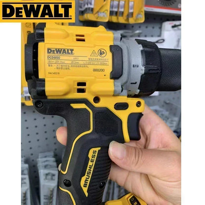 DEWALT DCD800 18V – Taladro Inalámbrico Brushless de Alto Desempeño (Solo Herramienta)