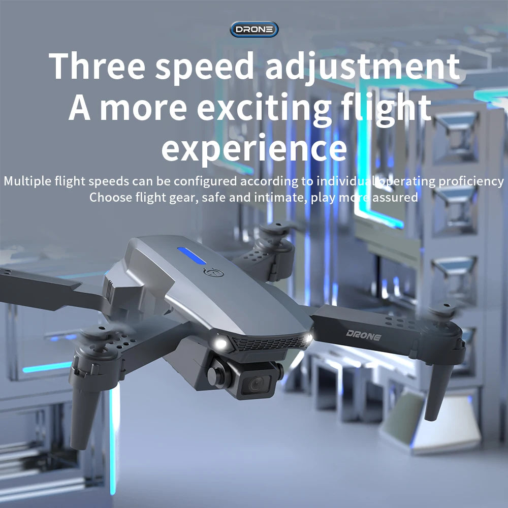 Dron KBDFA 4K con Cámara Dual – Plegable, WiFi FPV, Altitud Estable, Vuelo Inteligente