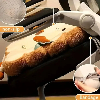 Cojín de Pétalos de Peluche Tostado – Comodidad y Estilo para Tu Descanso