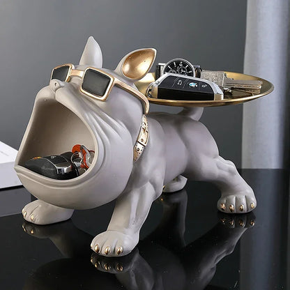 Adorno para Perro - Decoración de Resina con Función de Almacenaje