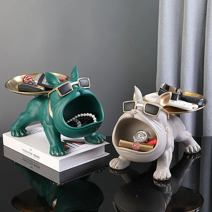 Adorno para Perro - Decoración de Resina con Función de Almacenaje