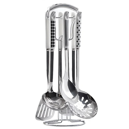 Juego de 7 Utensilios de Cocina de Acero Inoxidable – Resistencia y Elegancia para Tu Cocinahen Tools