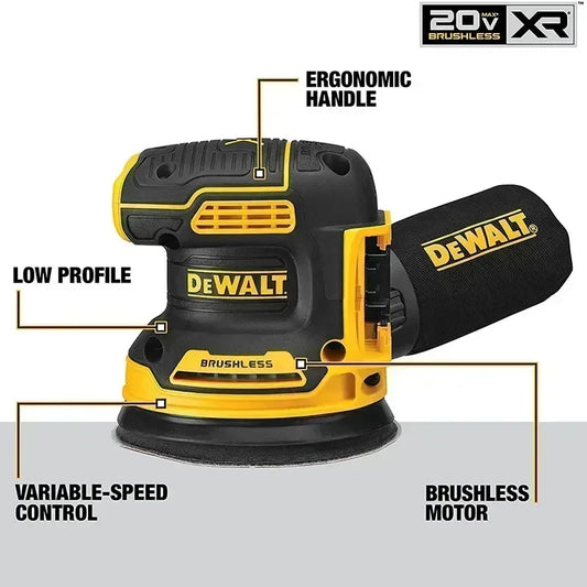 Lijadora Orbital Inalámbrica DEWALT DCW210B 20V MAX