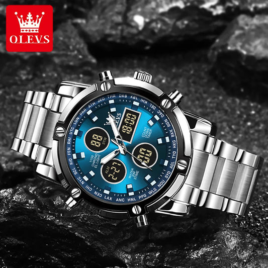Reloj Deportivo Digital OLEVS 1106 – Potencia y Estilo en tu Muñeca