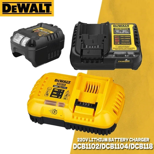 DEWALT PowerCharge 220V – Cargador Rápido Profesional para Baterías XR y FLEXVOLT