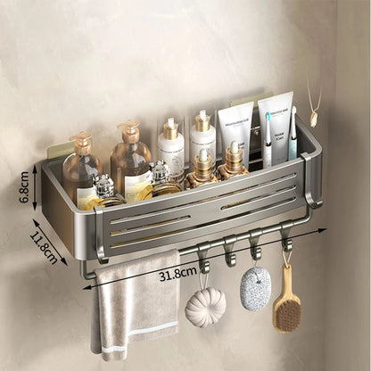 Estante de baño de aleación de aluminio