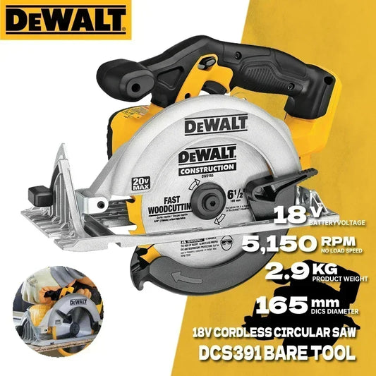 DEWALT DCS391 – Sierra Circular Inalámbrica 18V 165 mm