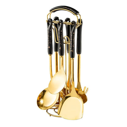 Juego de 7 Utensilios de Cocina de Acero Inoxidable – Resistencia y Elegancia para Tu Cocinahen Tools