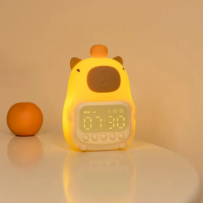 Reloj Despertador con Luz Nocturna de Carpincho (Capybara)