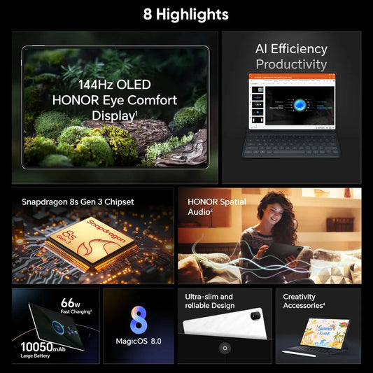 HONOR Pad 12.3” OLED – Pantalla 2K